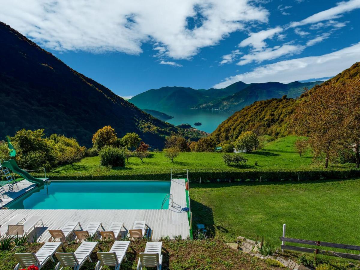 Cozy Chalet At Marone Lake Lombardy With Pool Exterior photo